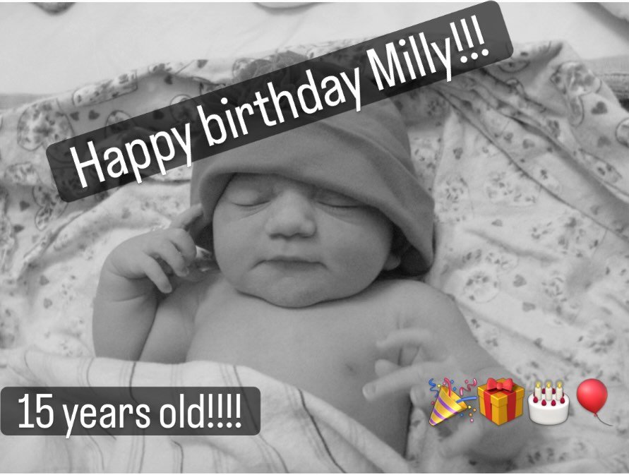 Happy 15th birthday @urgirl_millay !!!! We LOVE you!!!!