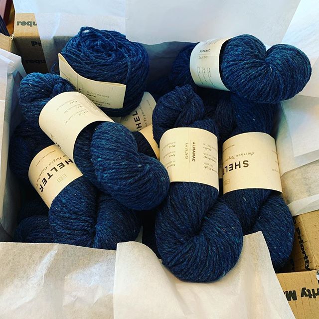 Next project yarn is here! Thanks to @churchmouseyarns and @twistedyarnshop who had the skeins I needed between the two of them. Belfast by @brooklyntweed will be quite the sweater. #knittersofinstagram #menwhoknit