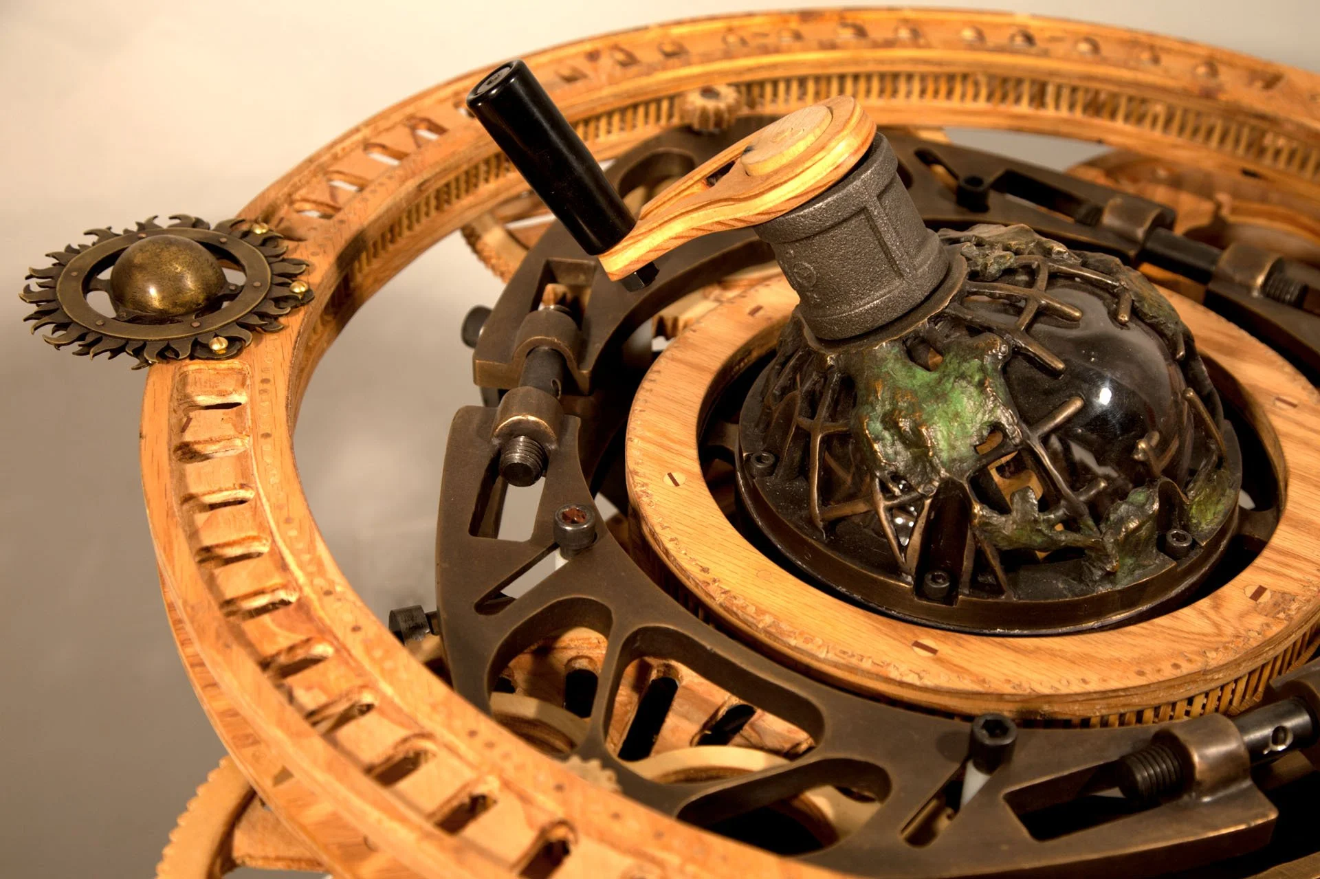 Model of Ptolemaic Armillary Sphere for the Modern, Post Industrial Revolution World (2013)