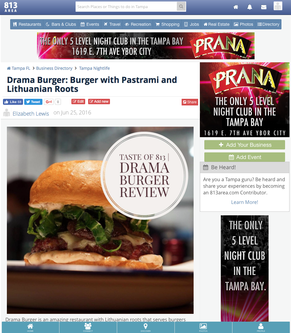 Drama Burger Review