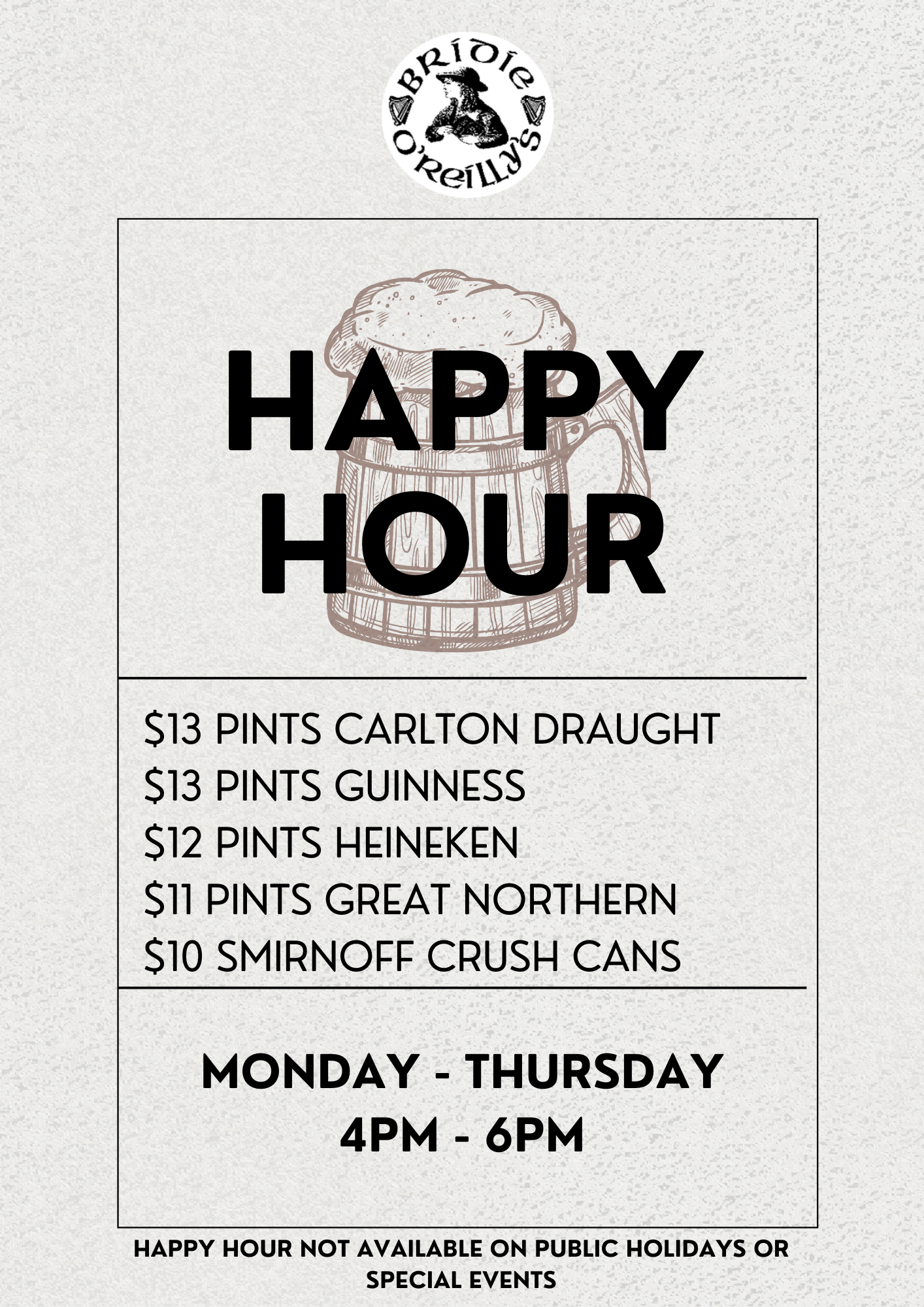 Black Grey Typography Beer Happy Hour Promotion Poster.png