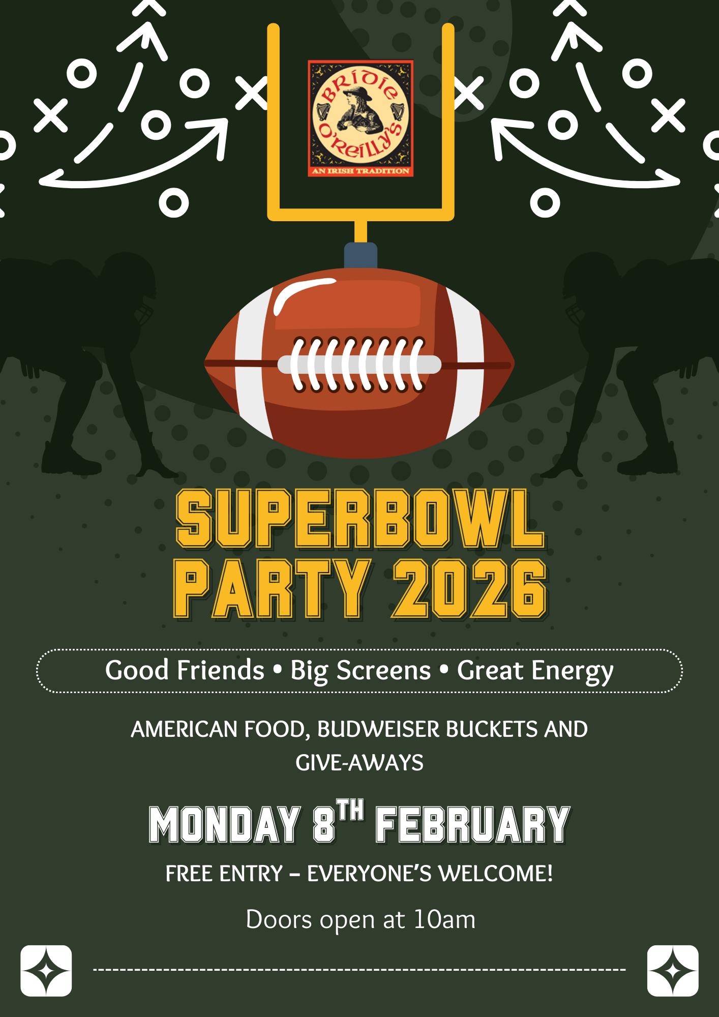 Green And Yellow Bold Football Event Watch Party Flyer.png