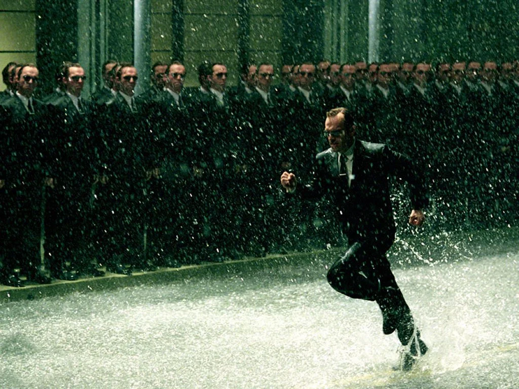 There’s a lot of running in The Matrix, so picturing an alternative reality Olympics isn’t too much of a stretch.
