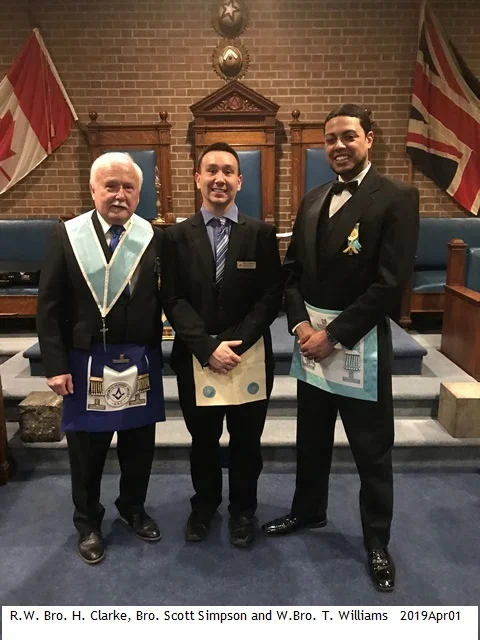 Welcome to the midway in Masonry Bro. Simpson
