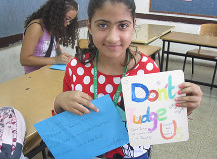 Hidaya wrote: "Don’t Judge Us" We have a feeling Don’t judge us ‘cause we’re different Everyone has a heart!