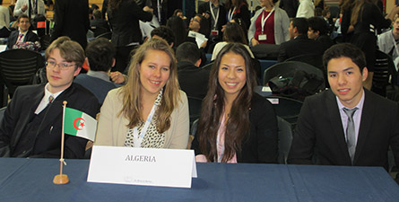 Otto-von-Taube Gymnasium Students Representing Algeria