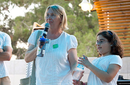 Camper Receiving her Saving the Environment Award