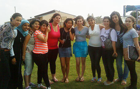 Students from WBAIS and Na’amat Technical High School