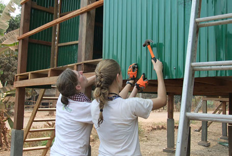 Mother-Daughter Teamwork