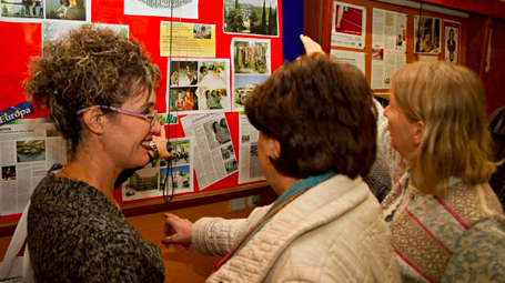 Day Four – An article on display at ZAK about PTTD 2010 written after returning from Israel by German students attending Witthoeft Oberschule.