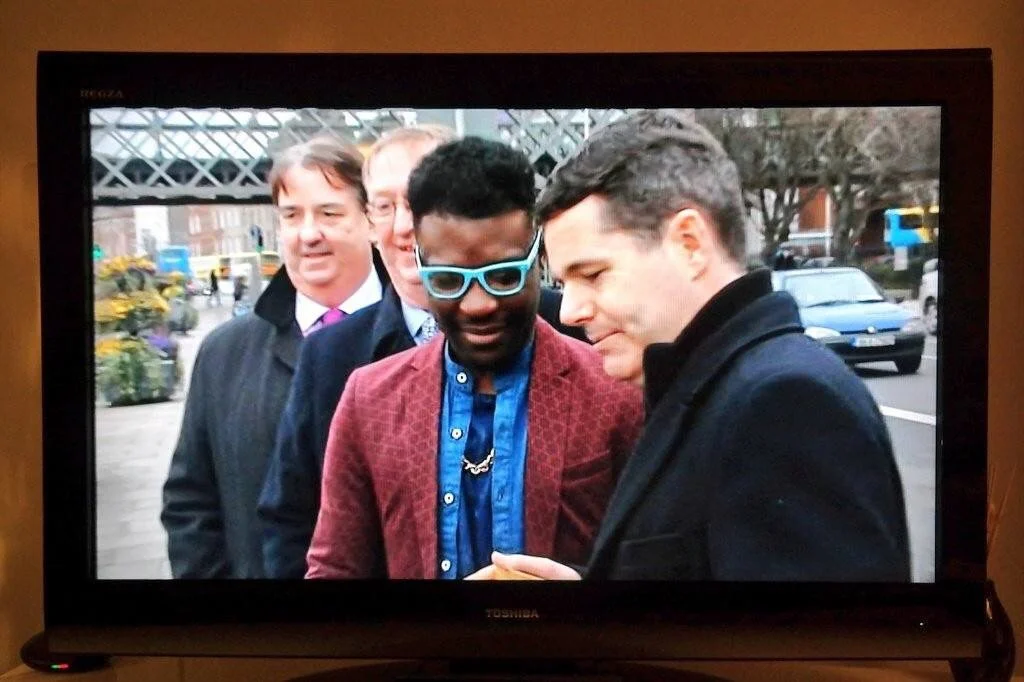 On telly with the Kavanaghs and the minister for transport