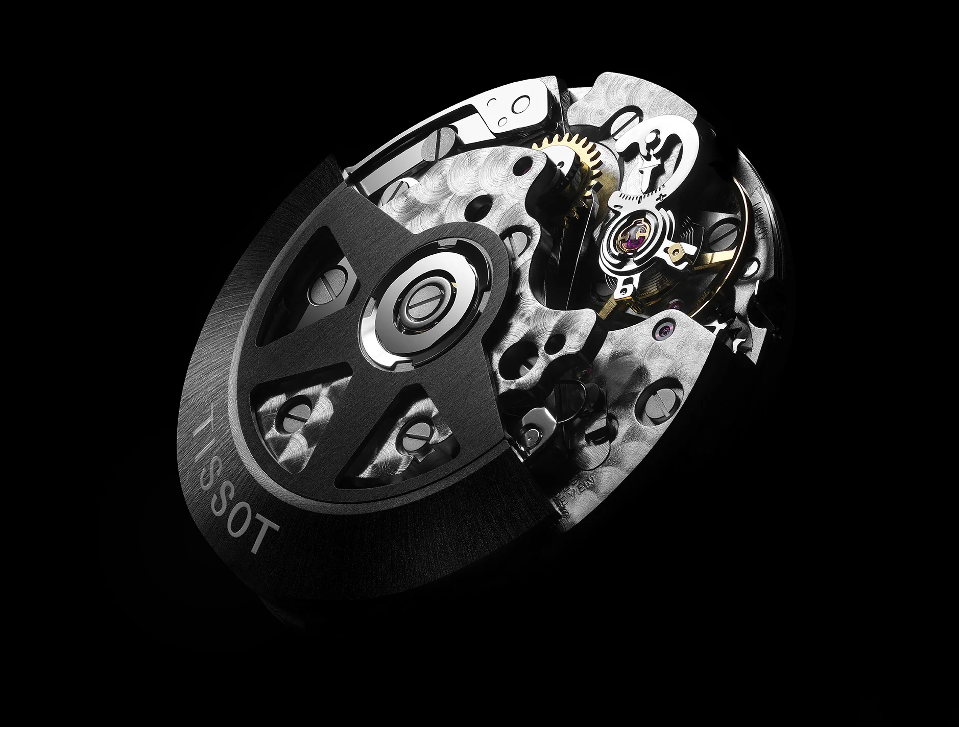 Packshot publicitaire mouvement Tissot