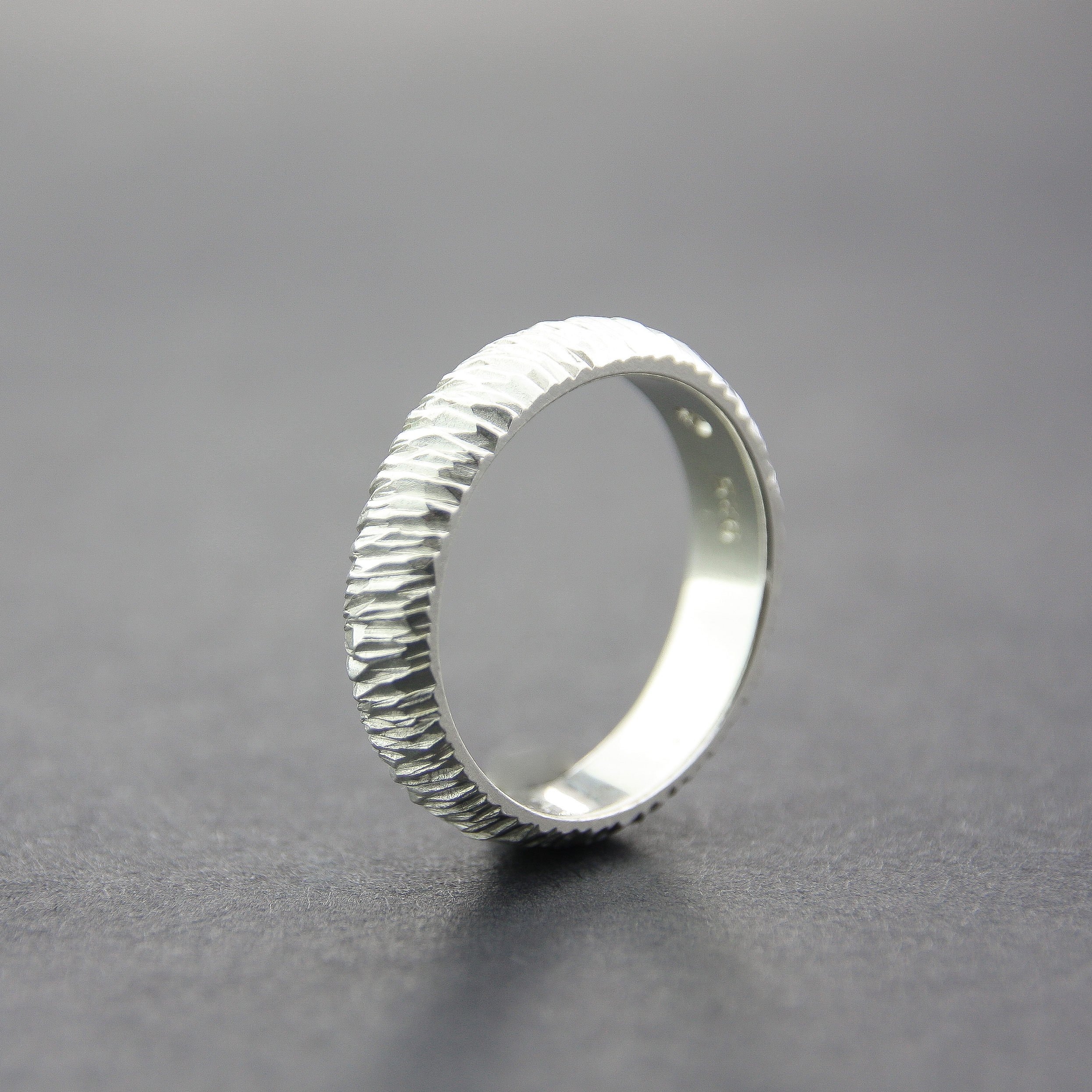 mini facet ring 5mm Leonie Simpson sterling silver