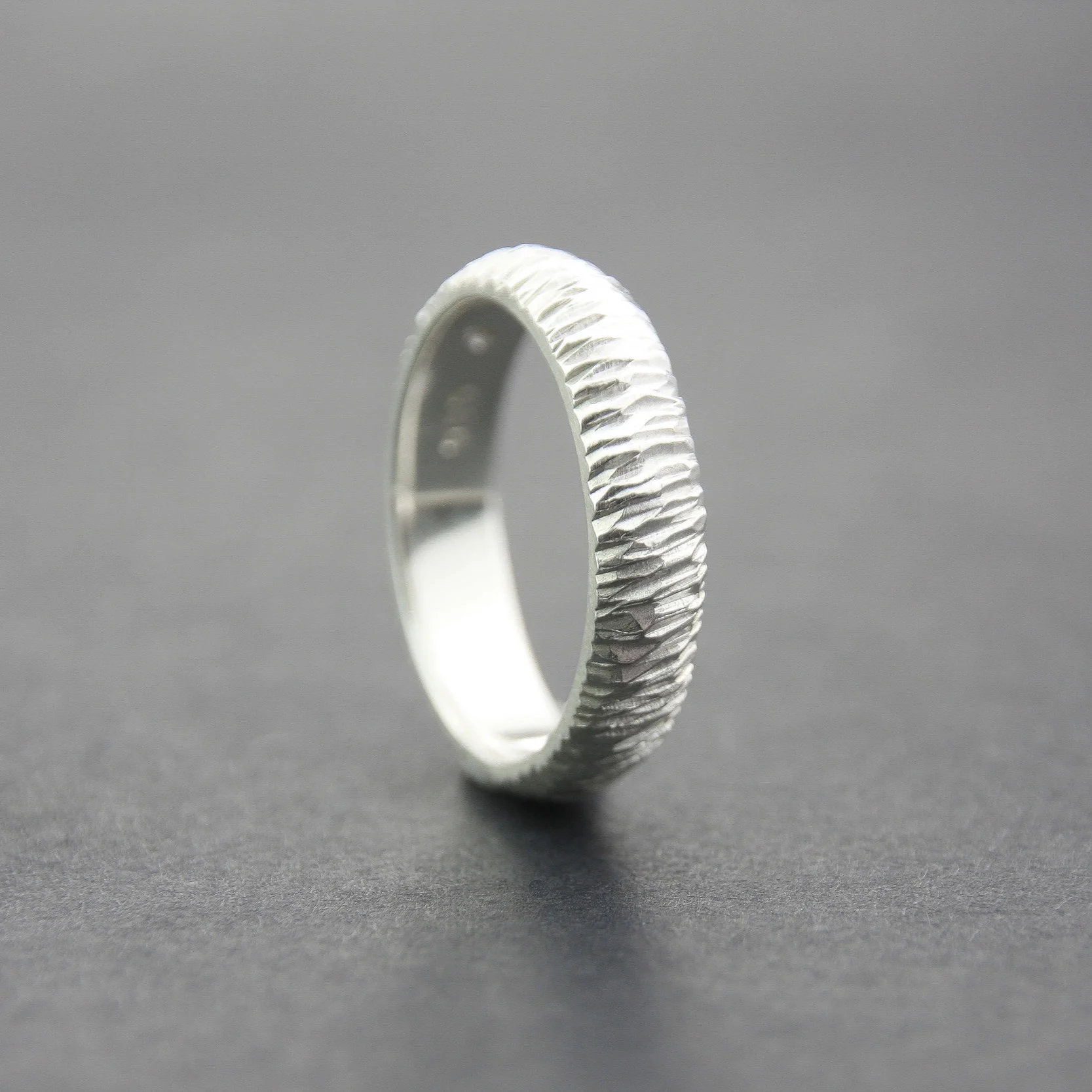 mini facet ring 5mm Leonie Simpson sterling silver