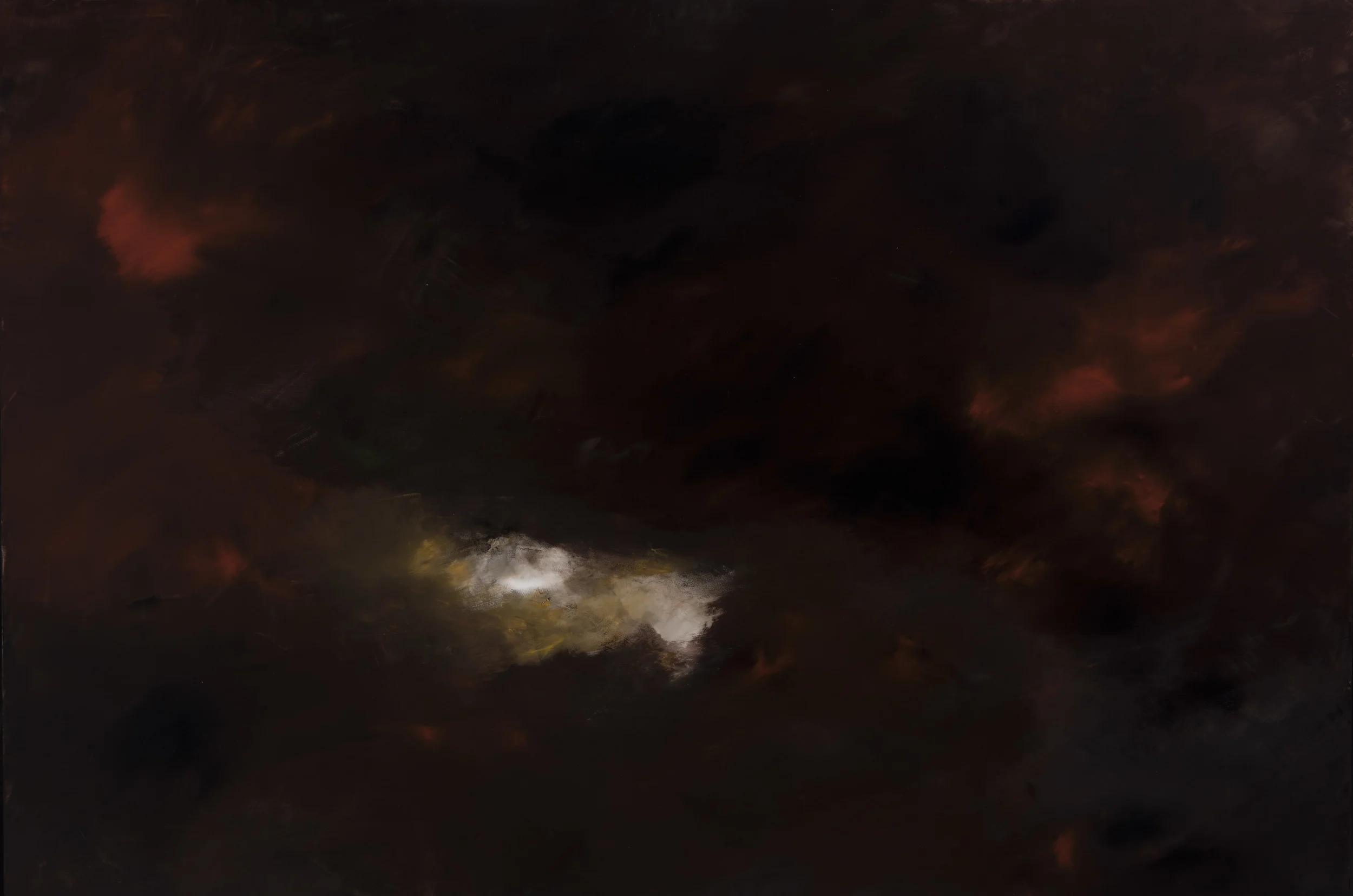 Lumière intérieure (2014) acrylique sur aluminium 100 x 160 cm collection privée