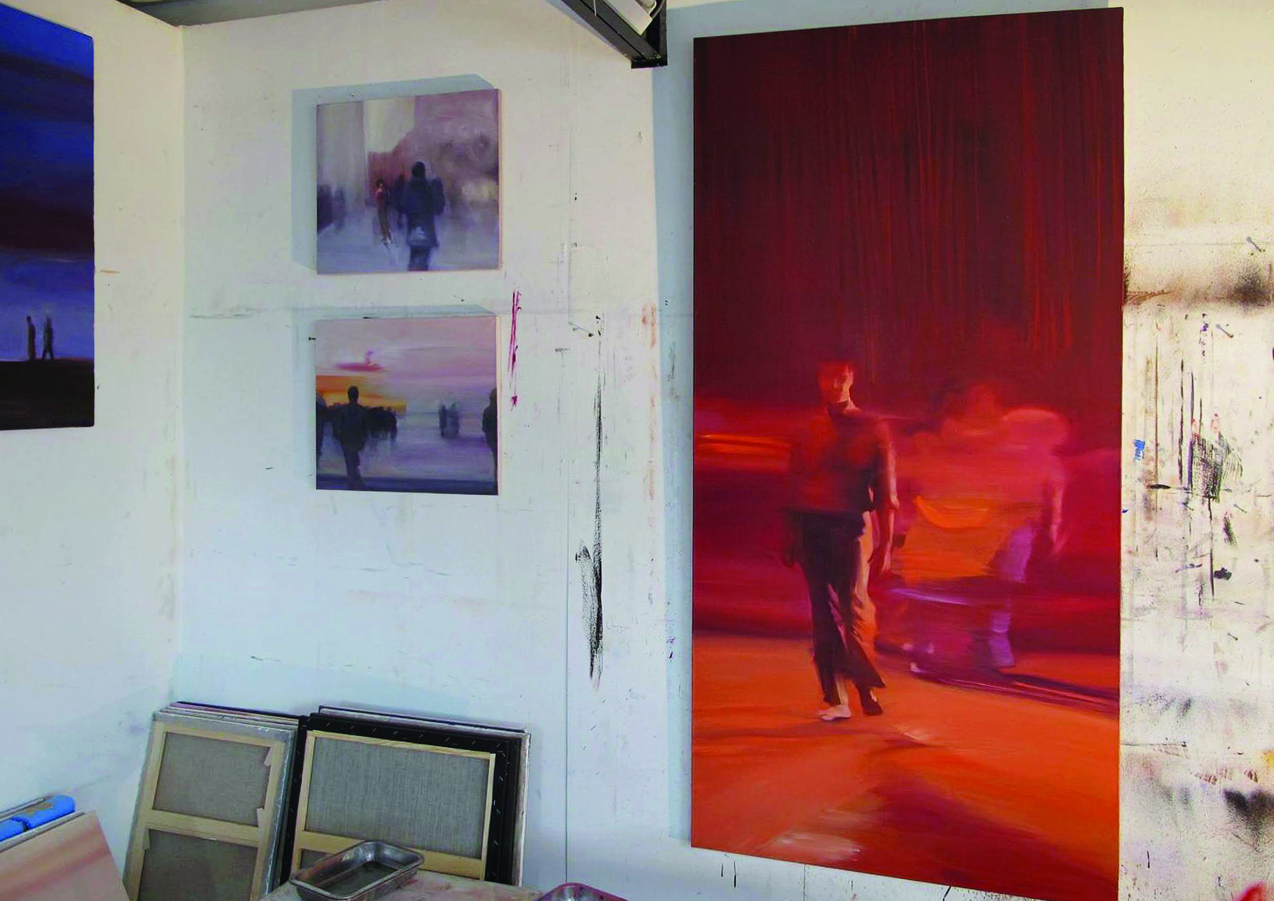 Atelier de l'artiste, décembre 2016
