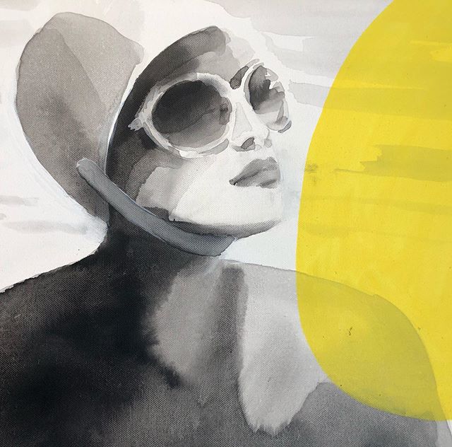 « Plein soleil » de Valérie Bétoulaud a déjà trouvé sa maison ... d’autres magnifiques œuvres vous attendent rendez-vous pour le vernissage de l’exposition ce jeudi 13 juin !  @galeriemondapart #contemporaryart #parisgallery #artcontemporain #galerie