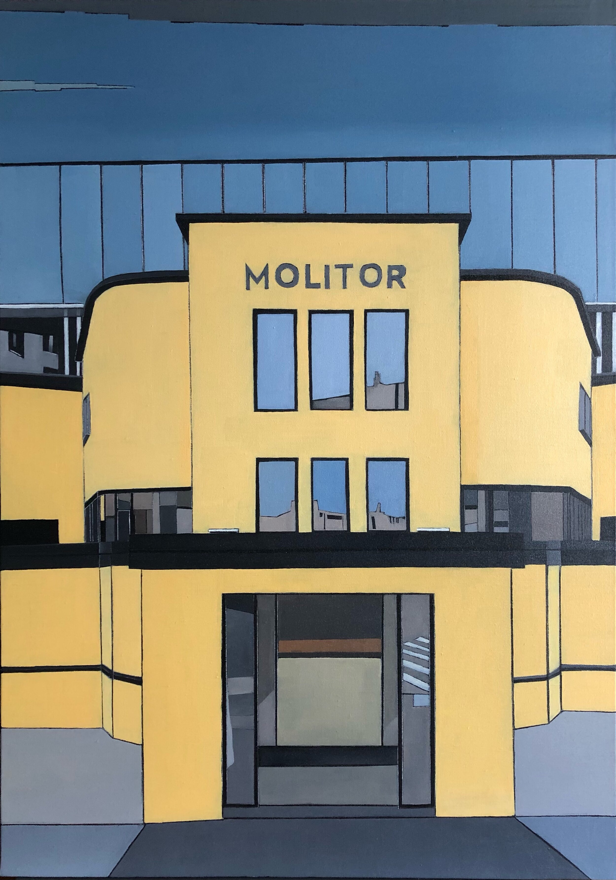  Molitor (2021) Huile sur toile 92 x 65 cm 