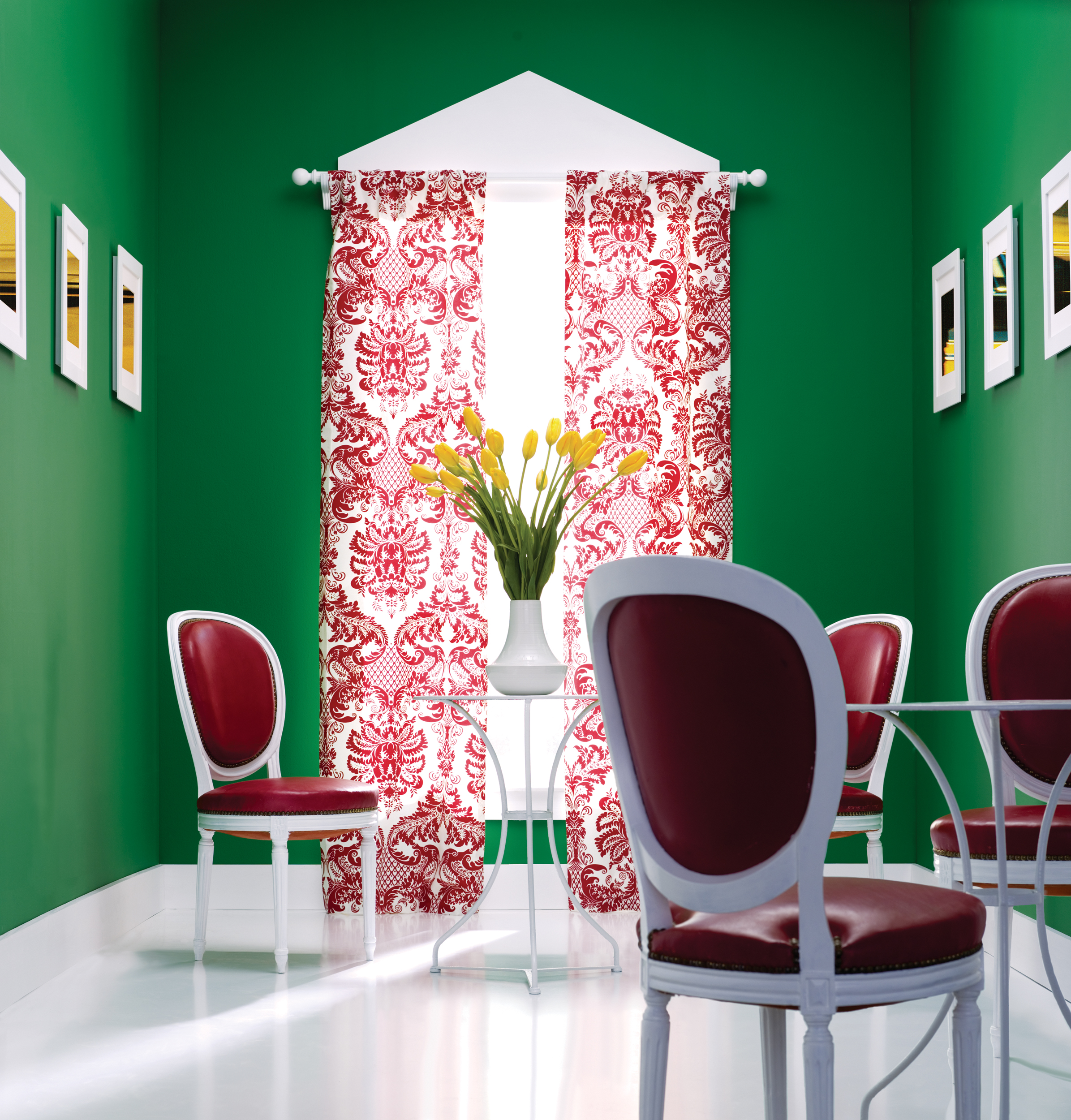 A small set-build in studio for a paint story