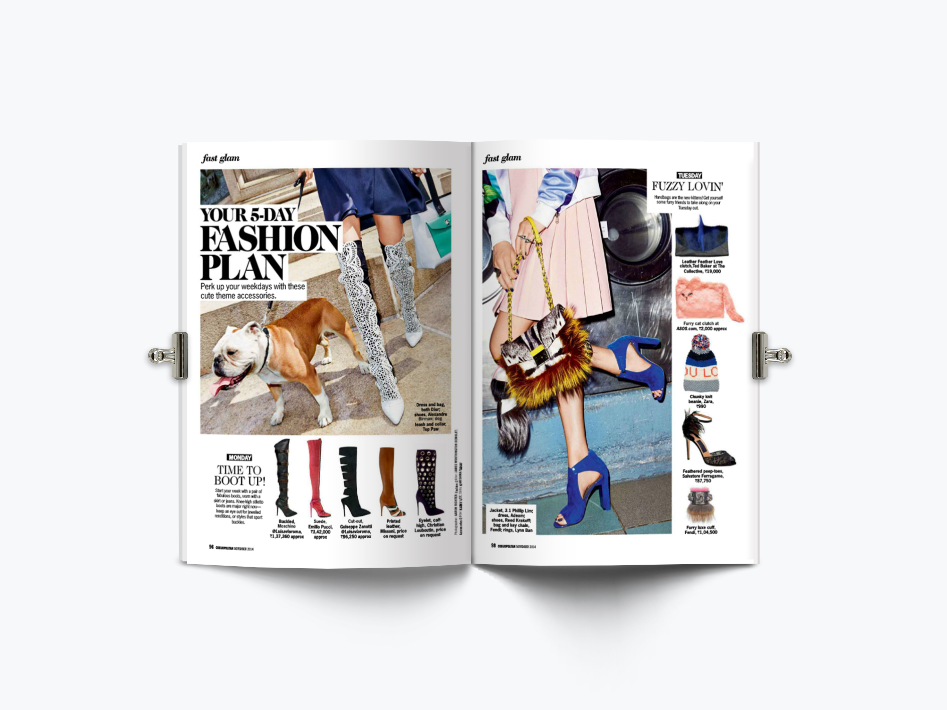 I worked closely with stylists and copy editors to ensure the page layout met their needs and requirements.