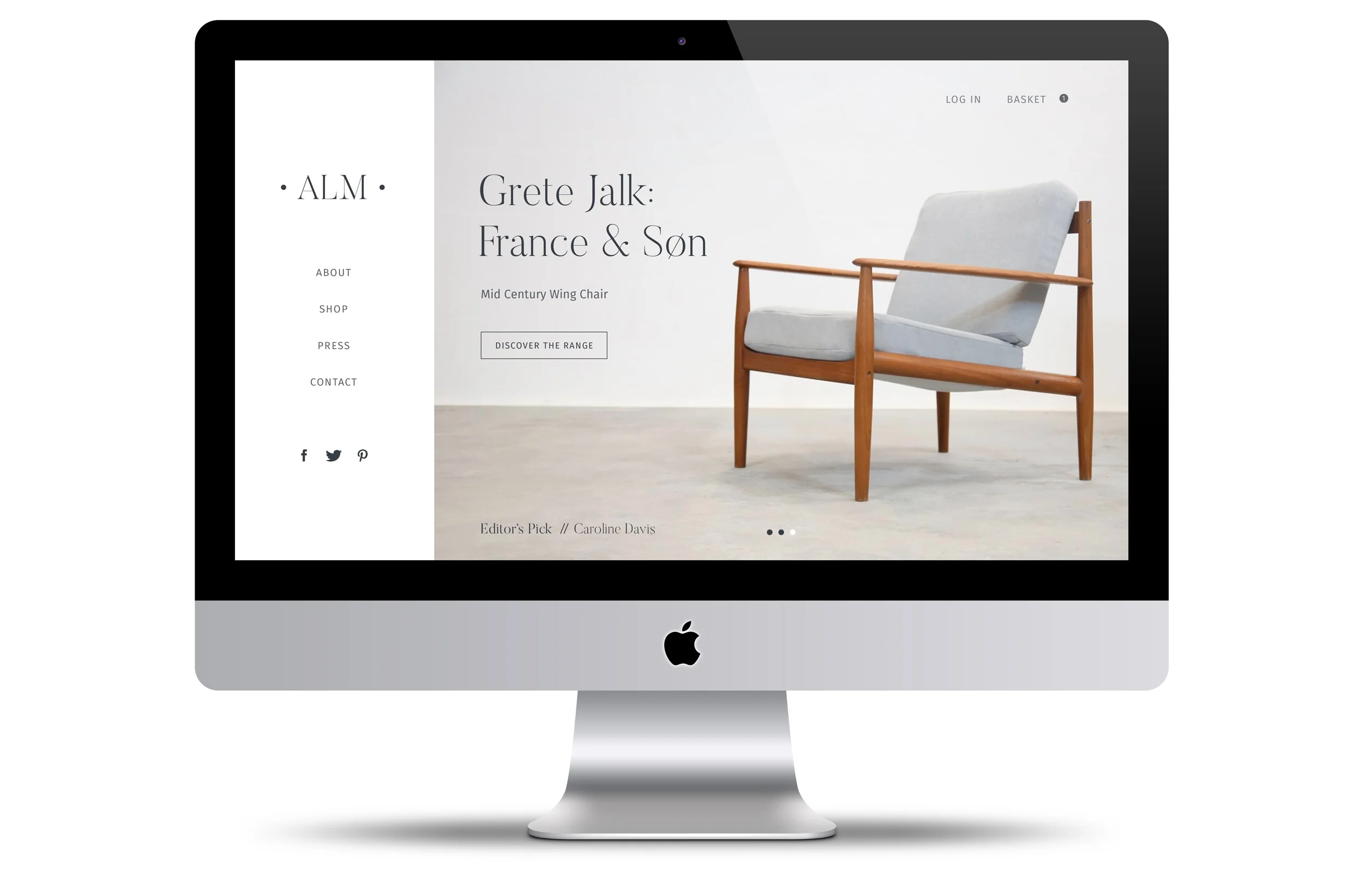 The brief was to produce a minimalistic website with a Scandinavian feel, that focused on the quality behind each collection.