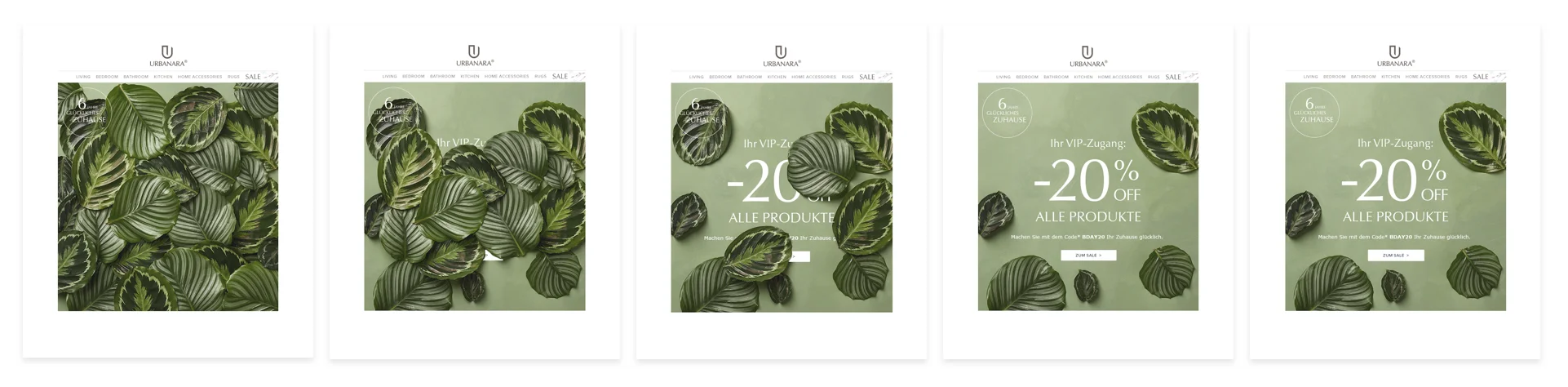 Birthday Campaign - Sales Announcement Newsletter - Q2 2017