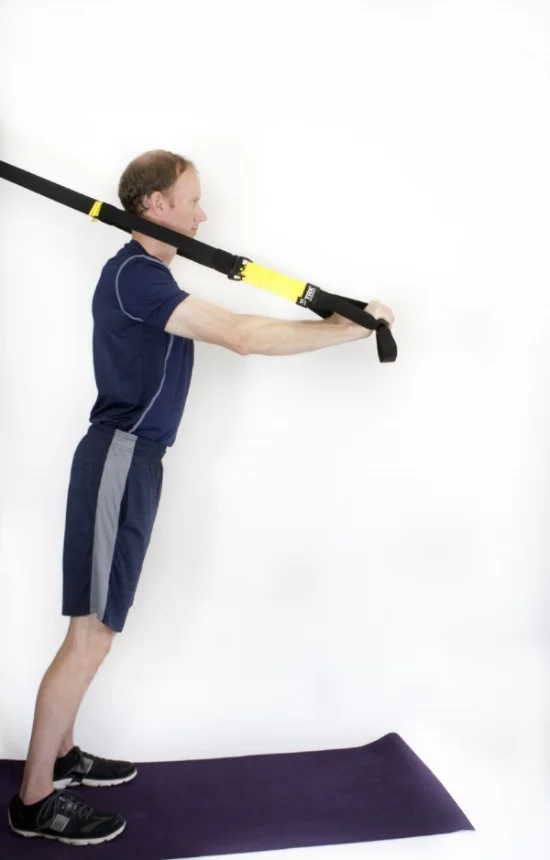 Arm extension: start position 