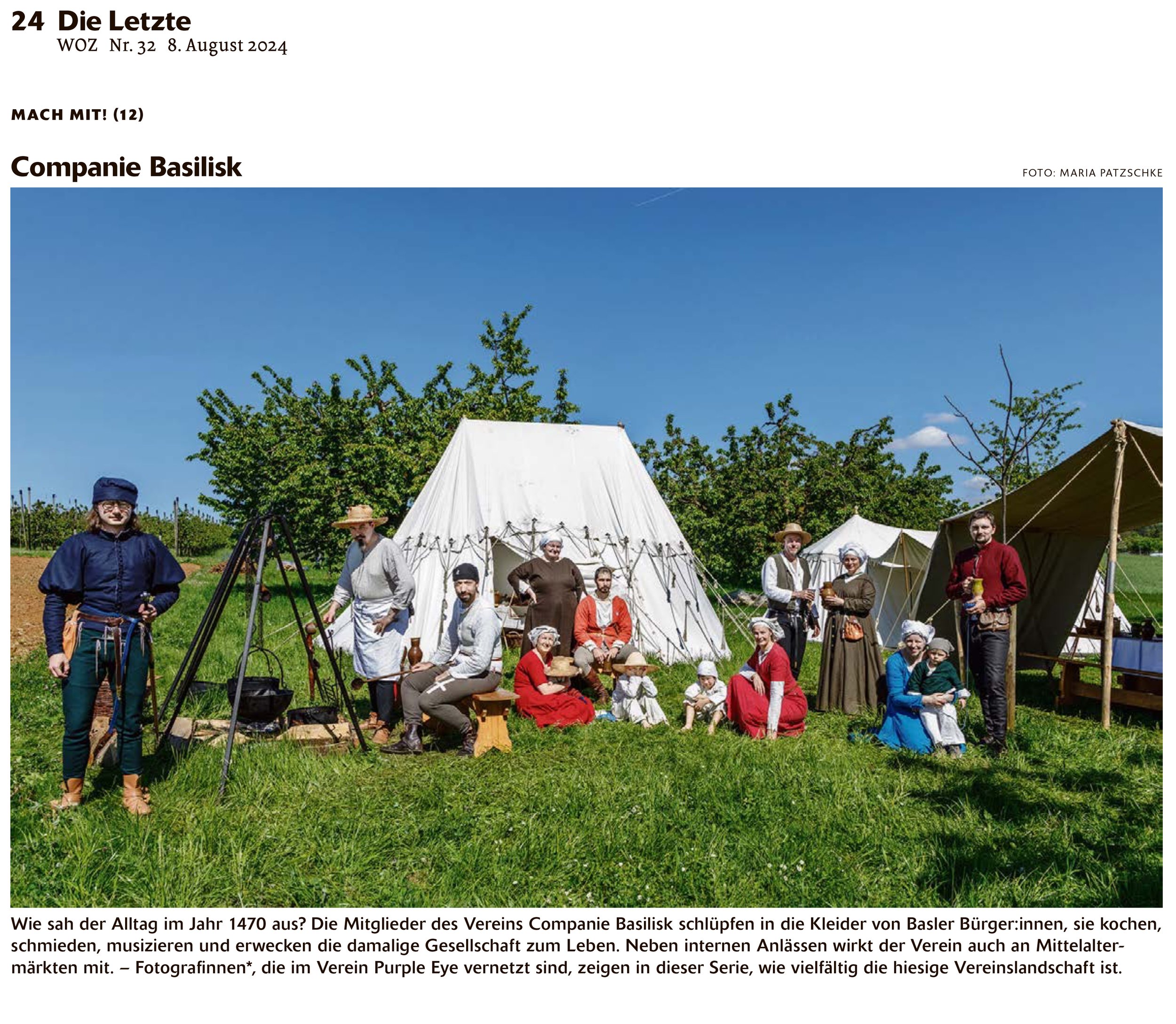 WOZ Nr.32 8.August 2024