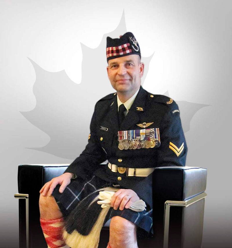 He's a sergeant by day and a corporal by night.