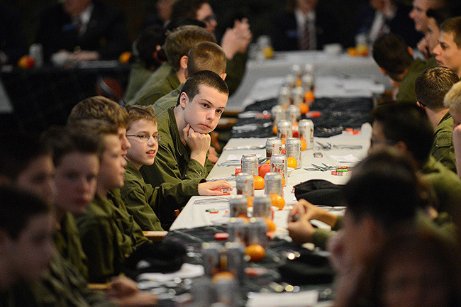 Amid the ruins, a feast