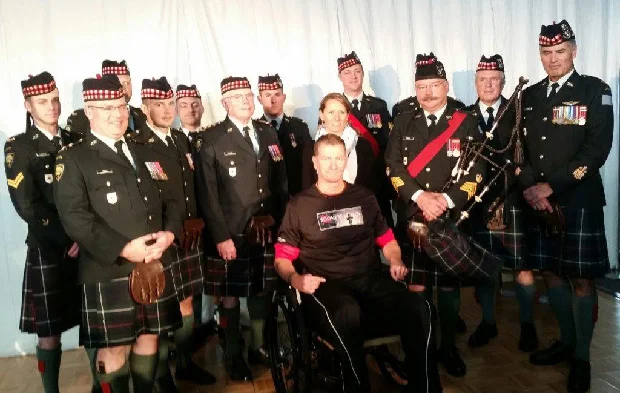 Seaforths with Capt Greene