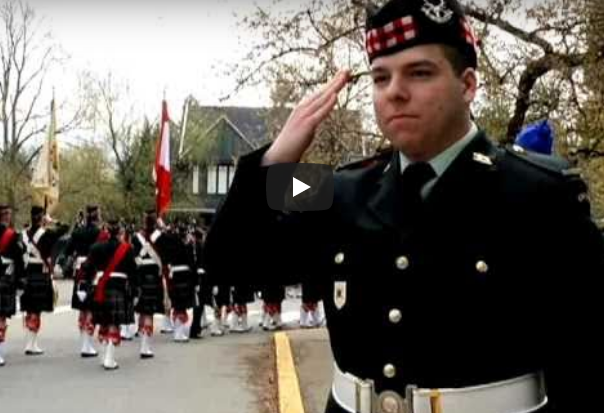 Seaforth Highlanders Key Freedom of the City Award April 2011 Vancouver
