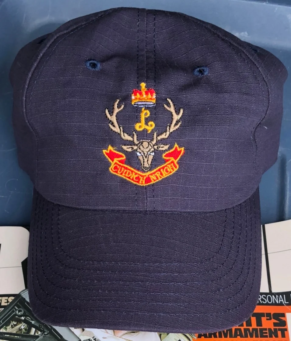 Navy Blue ball cap, Regimental Crest 