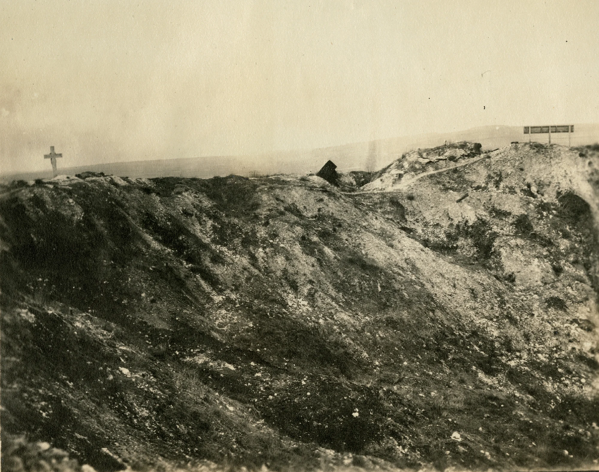 The objective: Vimy Ridge from the West.