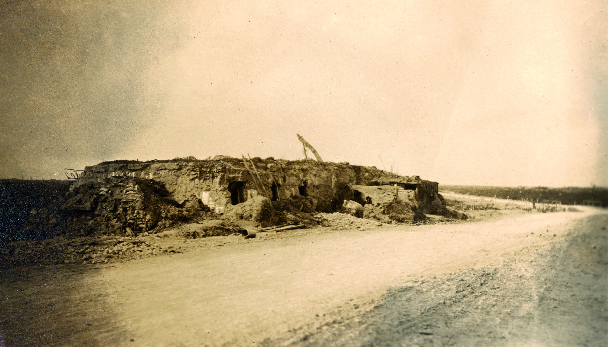  The 12th Brigade Headquarters, at Kink Corner, Passchendaele.