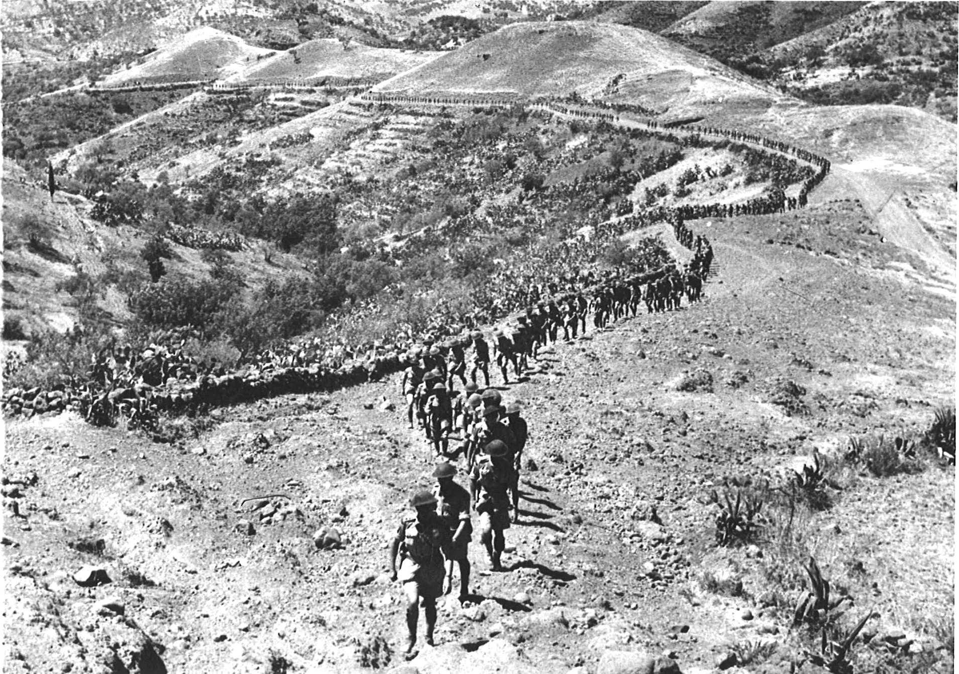 Sicily 1943: the island has been captured, and Lieutenant-Colonel Hoffmeister leads the regiment cross-country to a Brigade Inspection by General Sir Bernard Montgomery