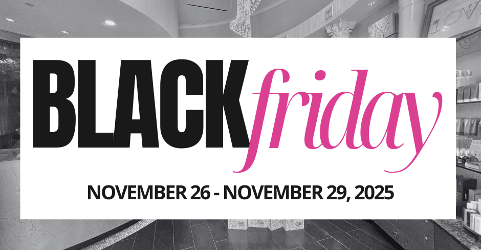 Corinthian Wellness Spa Black Friday 2025 Specials, November 26-29, 2025. Gift Card Specials, Retail Specials
