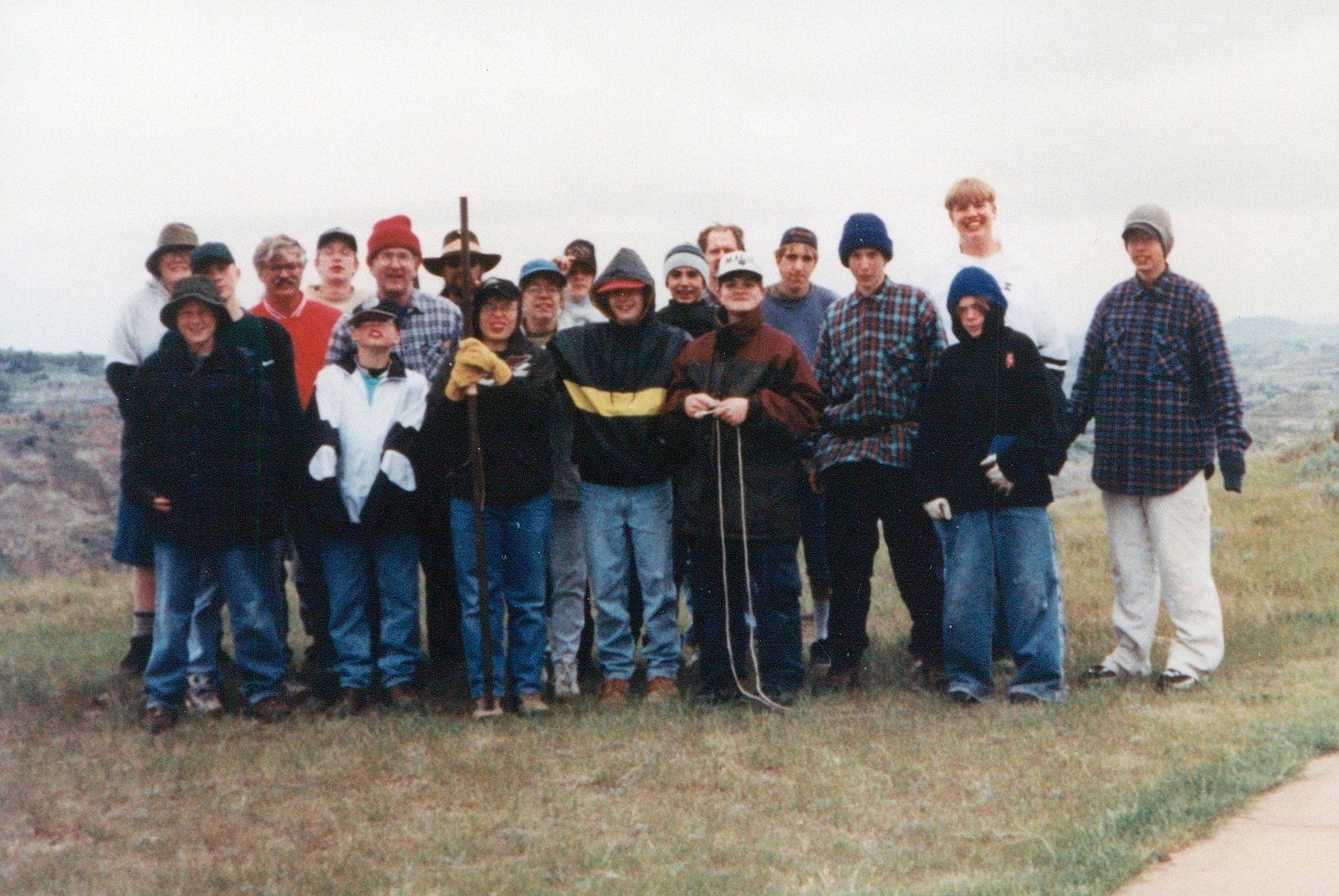 Tom Dahle and Boy Scouts Painted Canyon June 1998.jpg