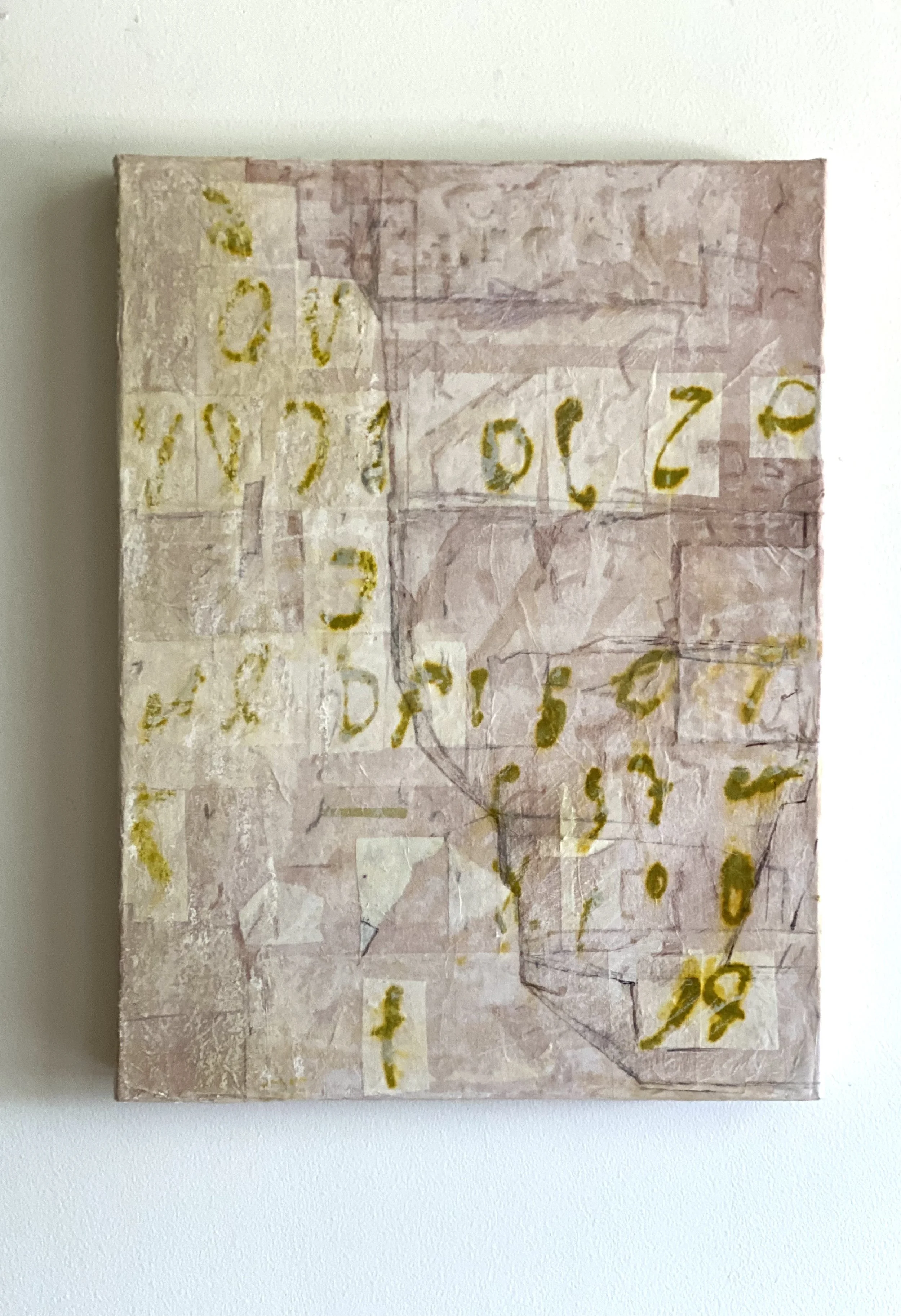 The Glowing Language, 2024, 24 x 18