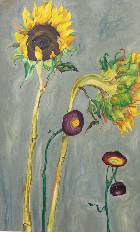Sunflowers_2010_oil on paper_14inx26in 600 pixels high.jpg