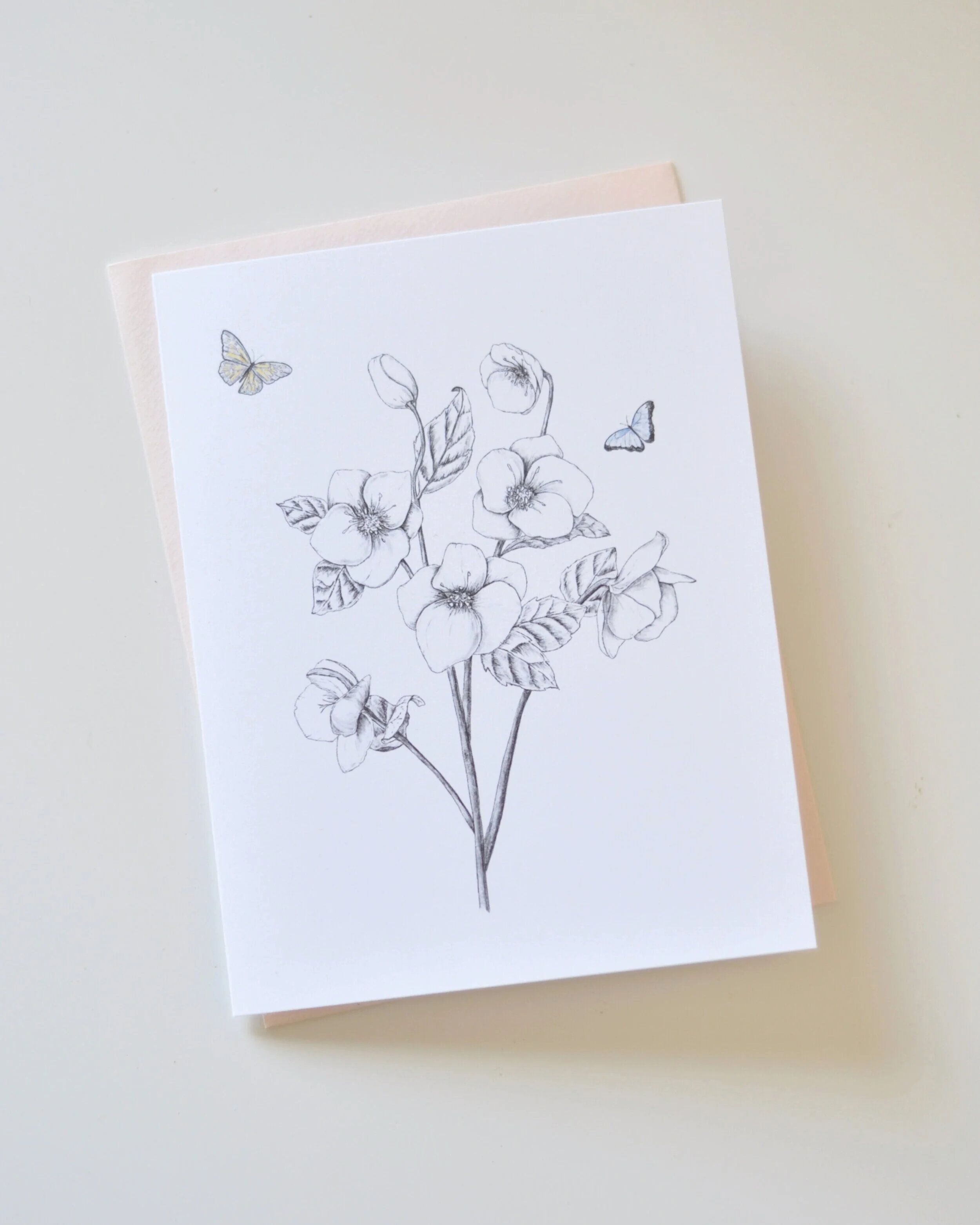 Sketched Floral Cards