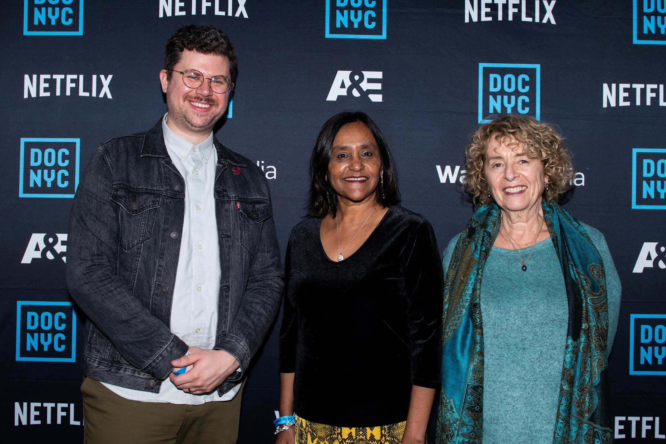  Lucas Groth, Kavery Kaul, and  The Bengali  executive producer, Academy Award-winning filmmaker Deborah Schaffer 