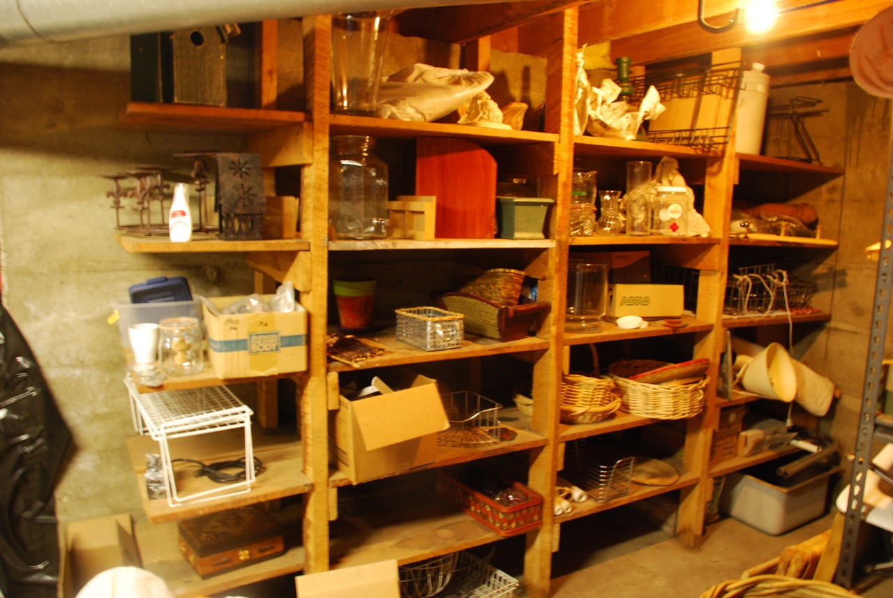 the basement "basket store"