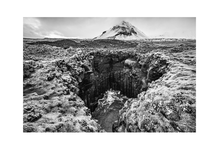 Iceland 19x13 Snæfellsnes Basalt and Mount Stapafell.jpg