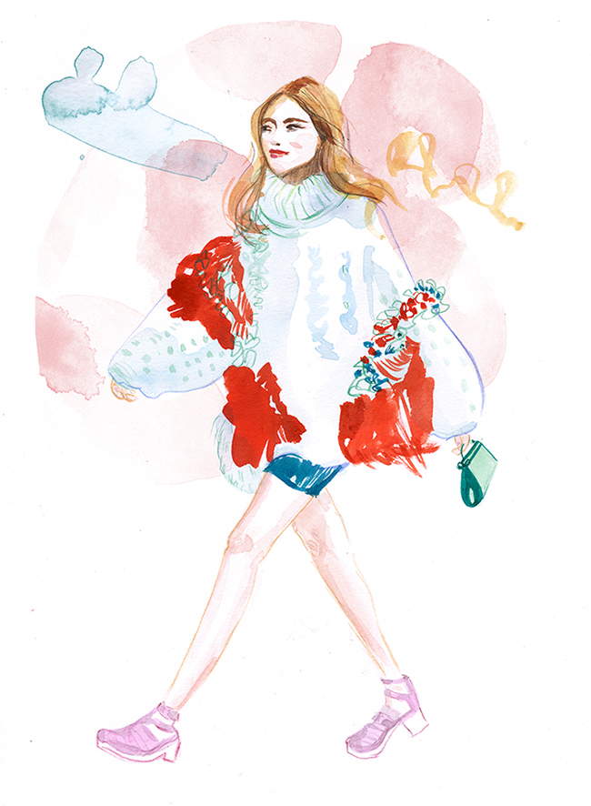 Chiara Ferragni during Fashion Week