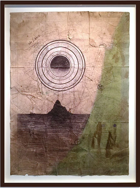 The West Border Map 1, 2015, 100x70 cm // Sold