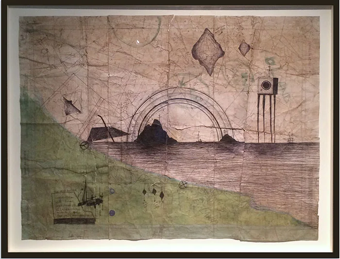 The West Border Map 3, 2015, 100x70 cm