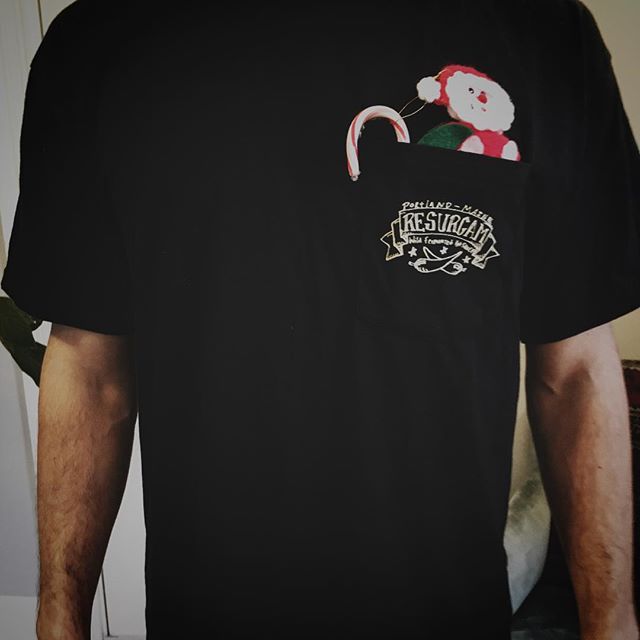 Just got some last minute(for Christmas) limited edition Resurgam Pocket tees from @armfactory featuring @release_the.hounds artwork on the back. Going fast, only Lg and Xl in stock. Link in bio ππΌ