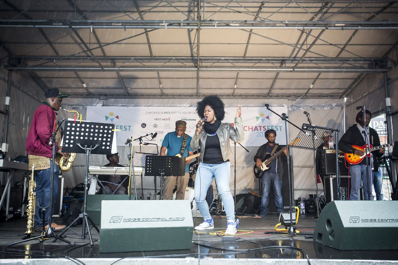Chardel Rhoden performs hit single "In Your Mind" with Ray Carless and a band comprising the neighbourhood's finest reggae players on the 2016 Dentist Stage