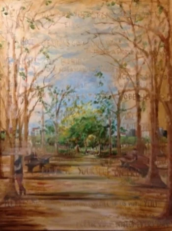 Planting a New Seed, 30x48 Acrylic on Canvas